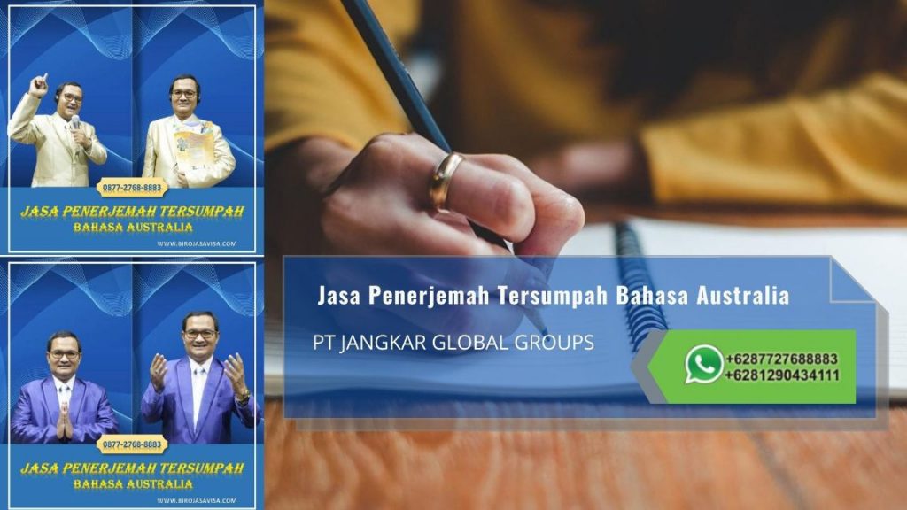 Biro Jasa Penerjemah Tersumpah Profesional Akurat dan Resmi Untuk Visa Australia di Padang